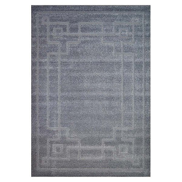 Tapete para Sala Realce Frame 56 Chumbo 1,00X1,50M