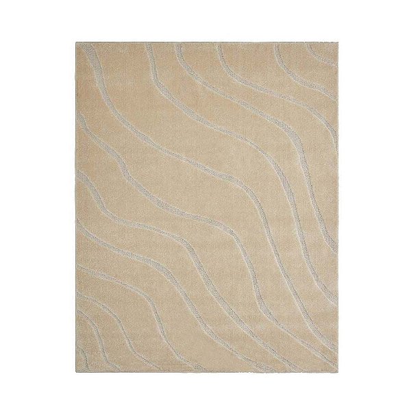 Tapete para Sala Realce Falesia 60 Areia 1,00X1,50M