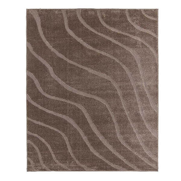 Tapete para Sala Realce Falesia 35 Taupe 1,50X2,00M