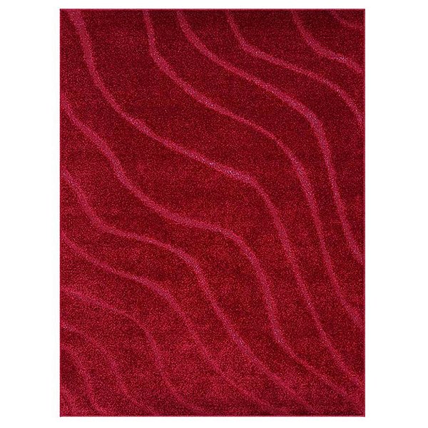 Tapete para Sala Realce Falesia 10 Vermelho 2,00X2,50M