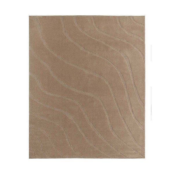 Tapete para Sala Realce Falesia 03 Creme Cotton 1,50X2,00M