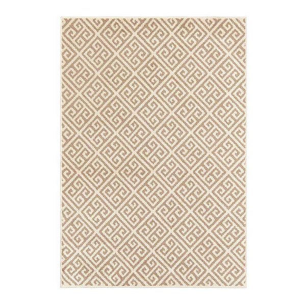 Tapete Sala Polo Marselha 92 Areia-Creme Cotton 1,00X1,50M