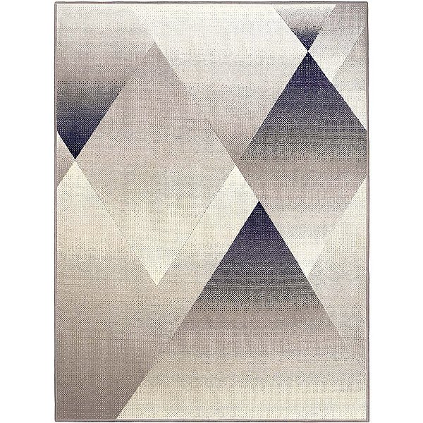 Tapete para Sala Pixel N Piramide Bege-Cinza 2,00X2,50M