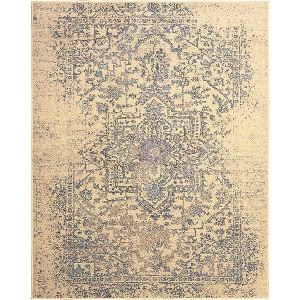 Tapete para Sala Herat Dama Bege-Cinza 2,00X3,00M