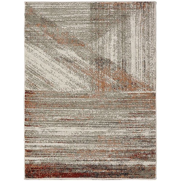 Tapete para Sala Herat Capri 54003 Bege-Vermelho 1,50X2,00M
