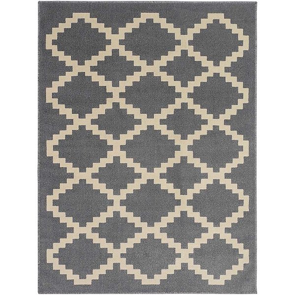 Tapete para Sala Herat Capri 3071-EM1 Cinza 1,50X2,00M