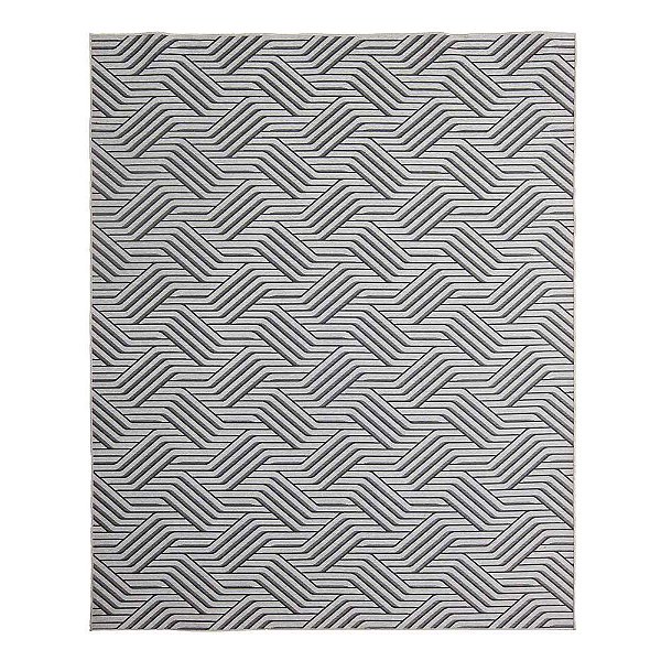 Tapete para Sala Funcional Azulejo 51 Cinza 2,00X2,50M