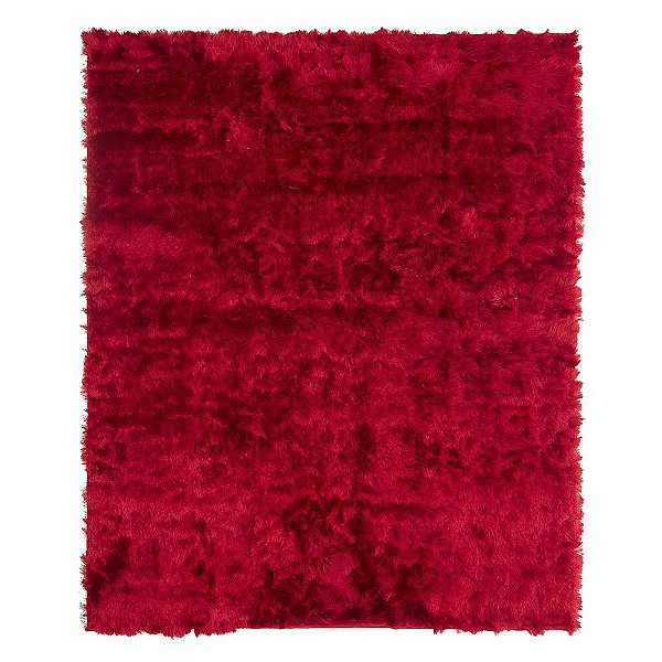 Tapete para Sala Felpudo Premium 10 Vermelho 3,00X4,00M