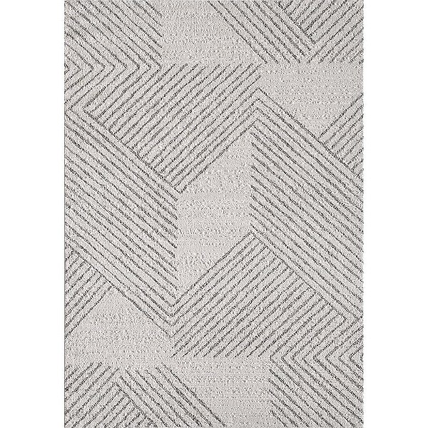 Tapete para Sala Dixon 03 Bege-Cinza 1,40X2,00M - Edantex