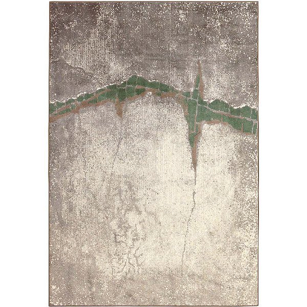 Tapete para Sala Detalhe Musgo Marrom-Verde 2,00X2,90M