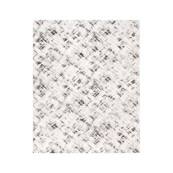 Tapete para Sala Condor 02 Cinza-Off White 1,40X2,00M