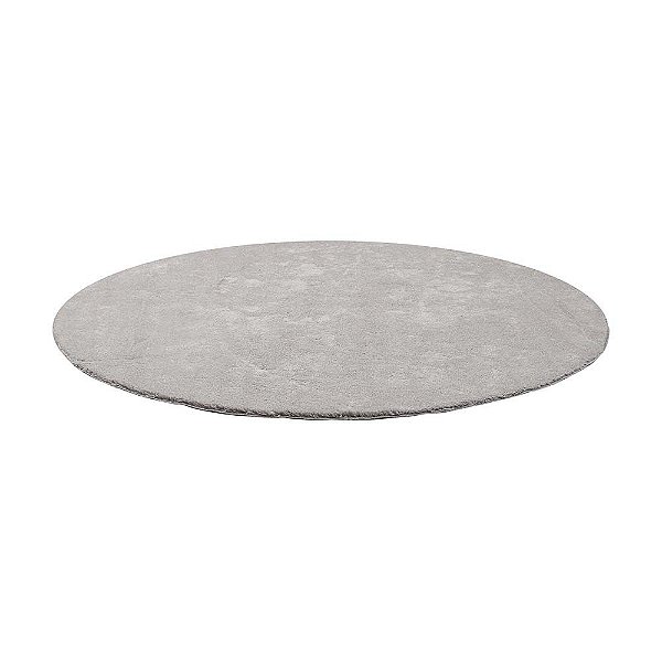 Tapete para Sala Comfort 04 Cinza 1,50M Redondo - Edantex