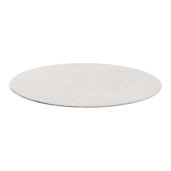 Tapete para Sala Comfort 03 Cinza 1,50M Redondo - Edantex