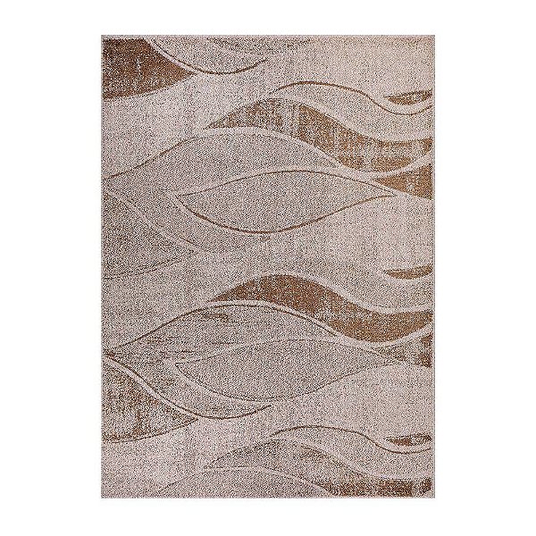 Tapete para Sala Classic Tide 80 Bege-Caramelo 1,00X1,50M