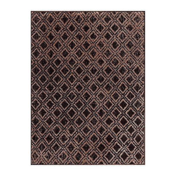 Tapete para Sala Classic Board 70 Marrom 1,50X2,00M