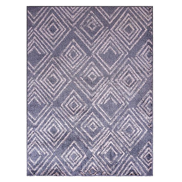 Tapete para Sala Classic Angra 56 Chumbo 1,00X1,50M