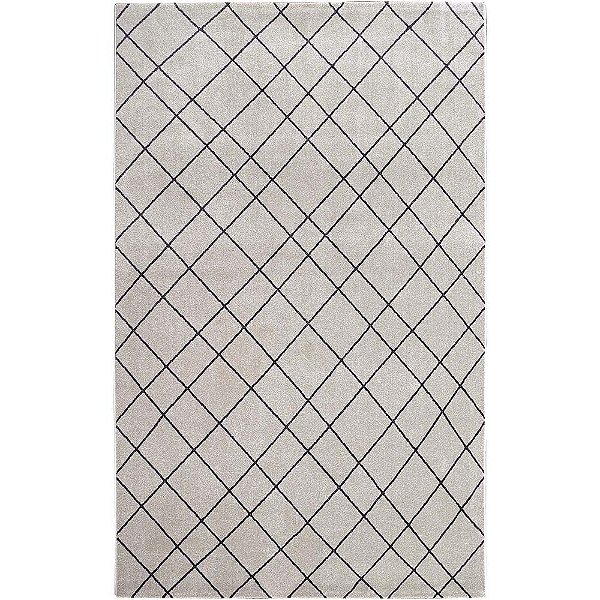 Tapete para Sala Classe A Riscos Bege 1,00X1,60M