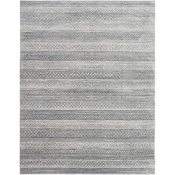 Tapete para Sala Belga Mykonos 3504 Cinza-Azul 1,95X2,50M