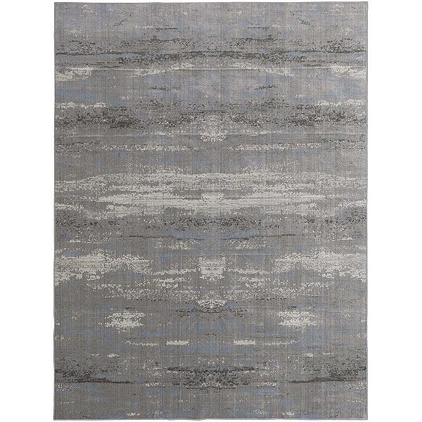 Tapete para Sala Belga Mykonos 2062 Cinza-Azul 1,95X2,50M