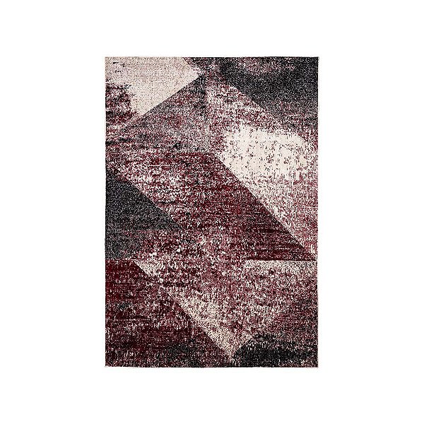 Tapete para Sala Belga Liege 3 Vermelho-Bege 1,40X2,00M
