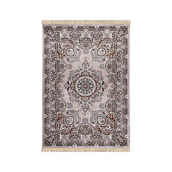 Tapete para Sala Belga Bruxelas 8 Cinza 2,50X3,80M - Edantex