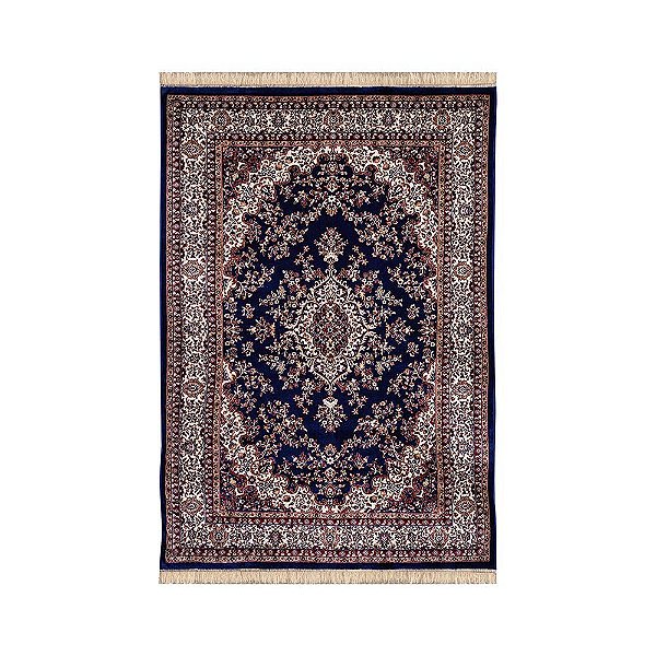 Tapete para Sala Belga Bruxelas 7 Azul 2,50X3,80M - Edantex