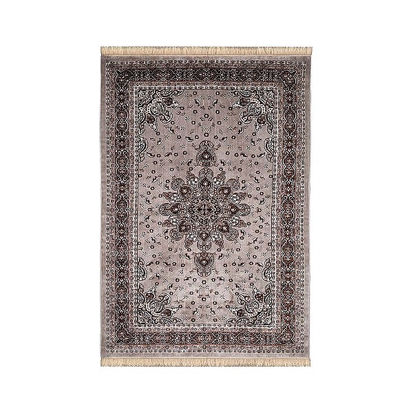Tapete para Sala Belga Bruxelas 5 Cinza 1,00X1,40M - Edantex