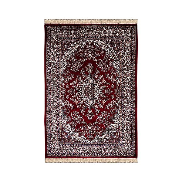 Tapete para Sala Belga Bruxelas 3 Vermelho 2,00X2,50M