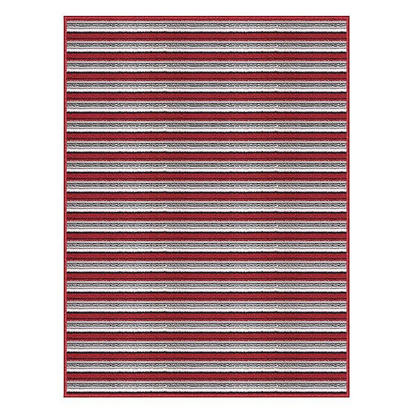 Tapete para Sala Atlantis Listras 10 Vermelho 1,50X2,00M