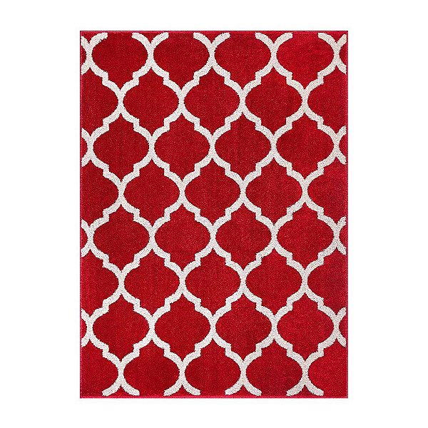 Tapete Classic Suprema 10 Vermelho 0,50X0,80M - J Serrano