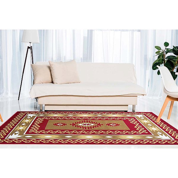 Passadeira Renaissance Amsterdã 10 Vermelho 0,57X1,80M