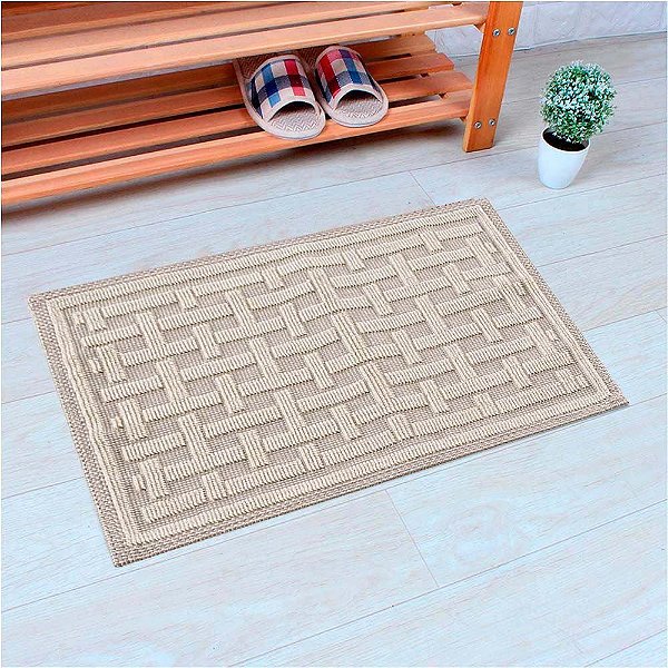 Passadeira Natur 02 bege 0,50X1,20M - Edantex