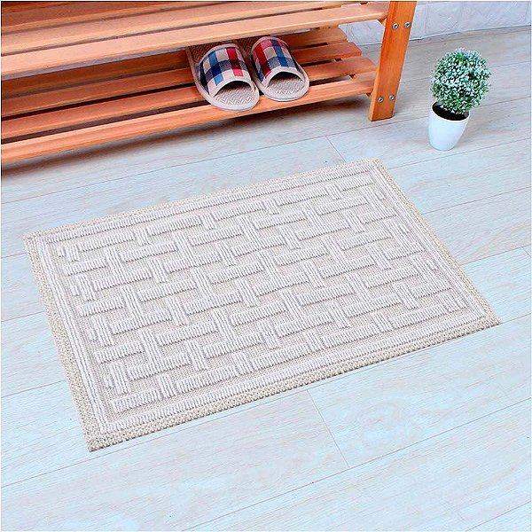 Passadeira Natur 01 branco 0,50X1,20M - Edantex