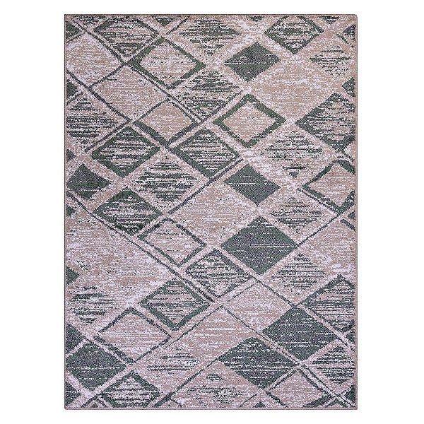 Passadeira Classic Fiji 15 Creme-Verde 0,66X1,20M