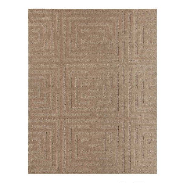 Tapete para Sala Realce Eden 03 Creme Cotton 2,00X2,50M