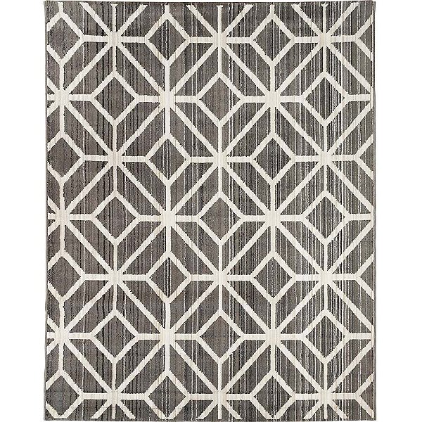 Tapete para sala Carter 06 Cinza-Bege 1,90X2,40M - Edantex