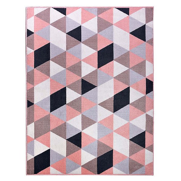Tapete para Sala Geométrico Rose 1,50X2,00M