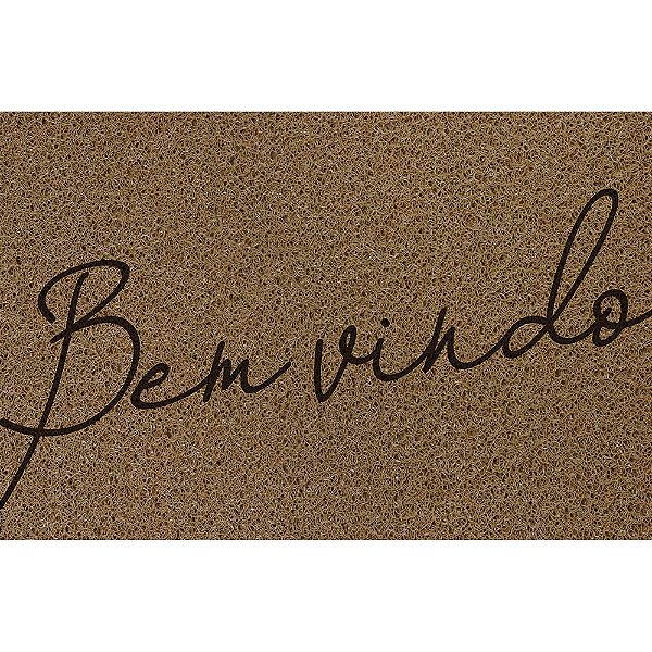 Capacho Vinil Light Bem Vindo Fendi 0,40X0,60M - Kapazi