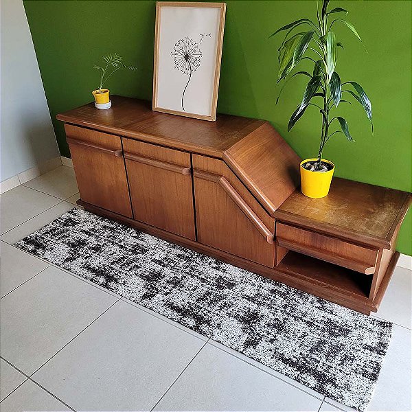 Passadeira Carrara Marrom Café 0,47X2,00M - Bordartes