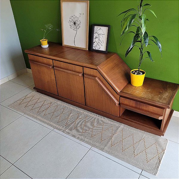 Passadeira Artesão Marrom Claro 0,47X2,00M - Bordartes