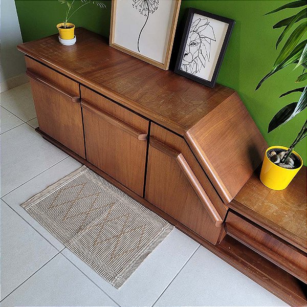 Tapete Artesão Marrom Claro 0,47X0,70M - Bordartes