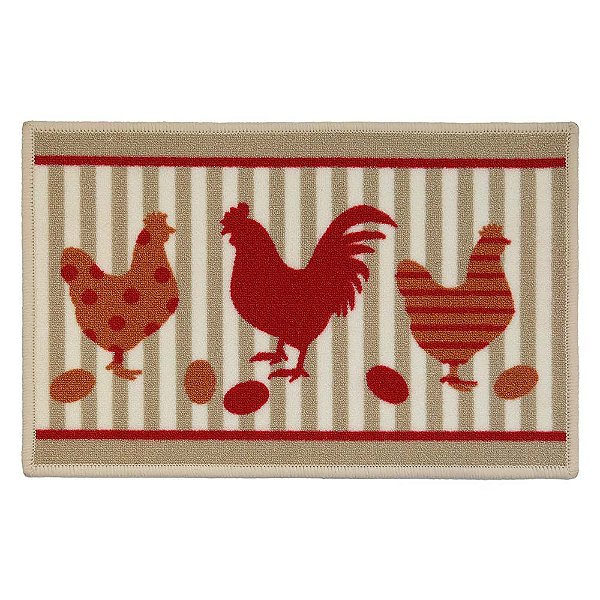 Tapete de Cozinha Cleankasa Chicken 0,40X0,60M - Kapazi