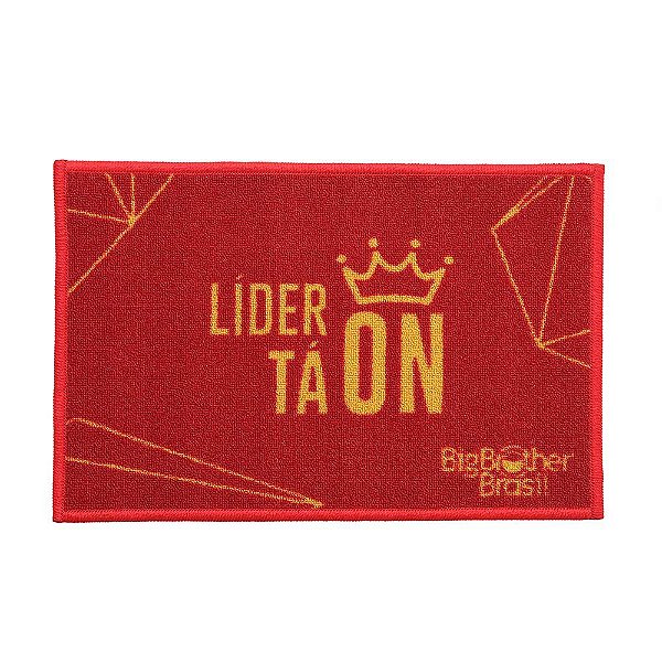 Tapete Cleankasa Líder Tá On Vermelho 0,40X0,60M - Kapazi