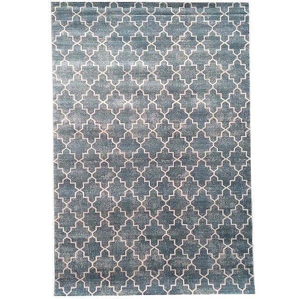 Tapete para Sala Sublime 02 Azul 1,60X2,30M - Global Decor