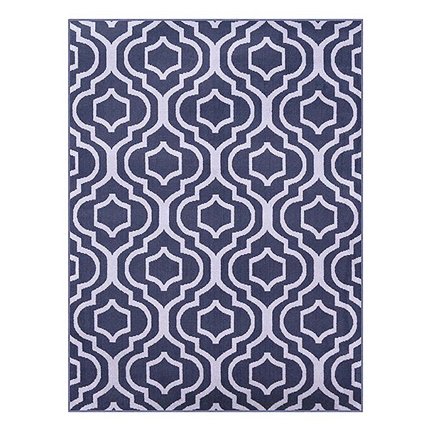 Tapete para Sala Renaissance Lumiere 56 Chumbo 1,50X2,00M