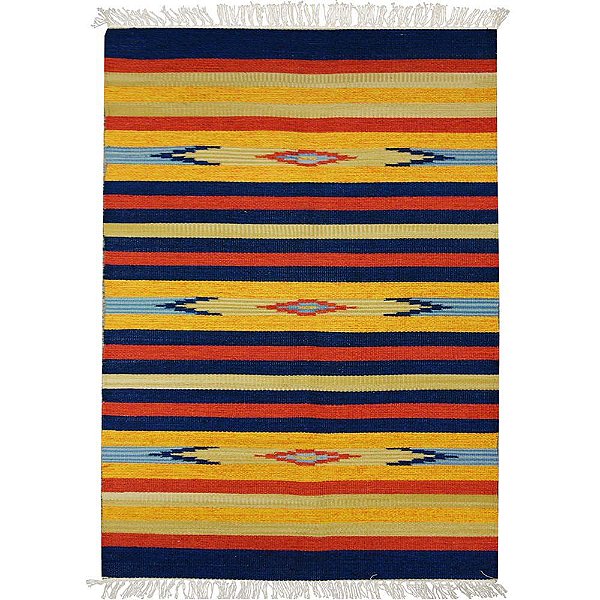Tapete para Sala Kilim 01 Colorido 2,00X2,50M - Niazitex