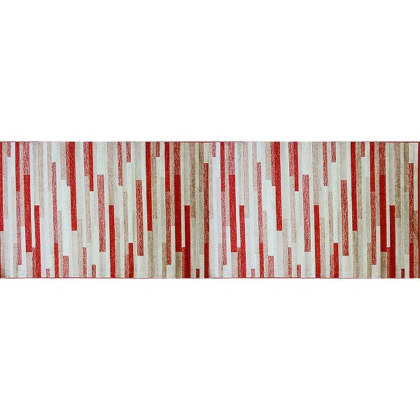 Tapete para Sala Belga Stillo 13 Vermelho 0,68X1,10M