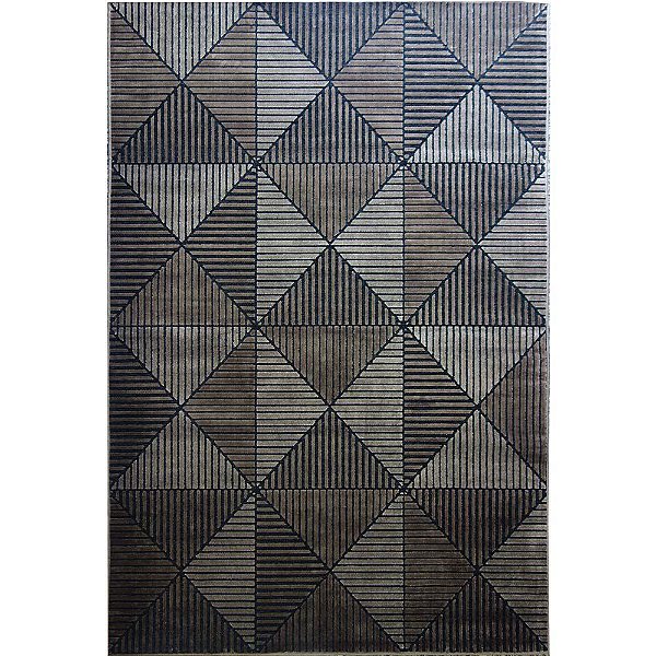Tapete para Sala Belga Prime 10 Preto 2,00X2,50M - Niazitex