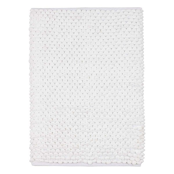 Tapete Banheiro Antiderrapante Maldivas 01 Branco 0,50X0,70M