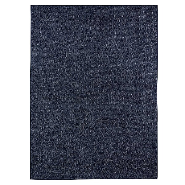 Tapete Antiderrapante Linen 04 Azul  0,50X0,80M